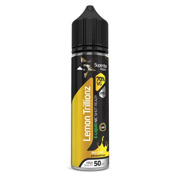 Lemon Trillionz E Liquid 50ml Shortfill by Superstar Vapes