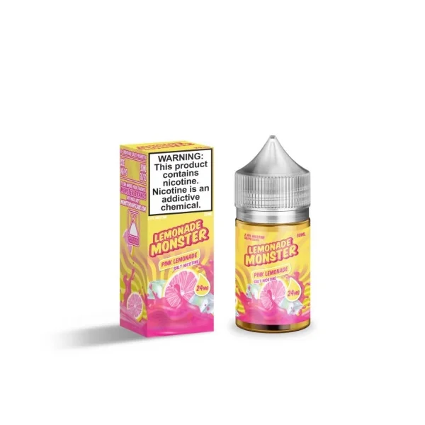 Lemonade Monster Salt E-Liquid - Pink Lemonade - 30ml