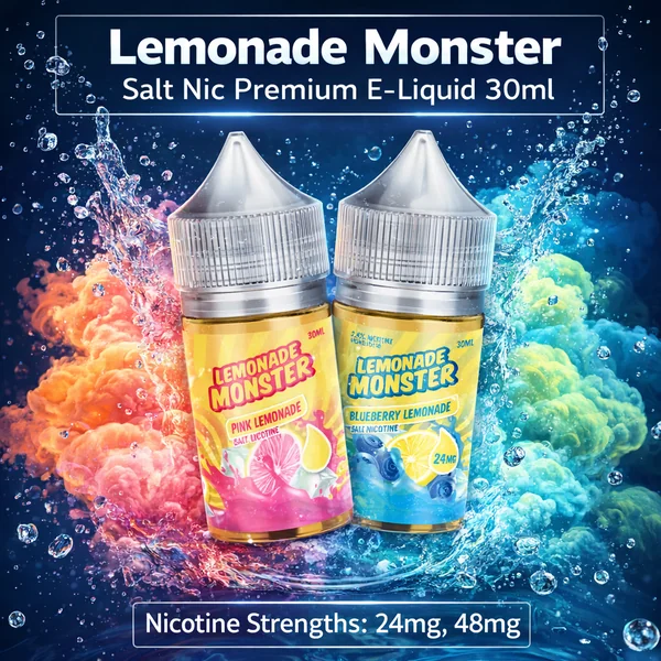 Lemonade Monster Salt Nic Premium E-Liquid 30ml
