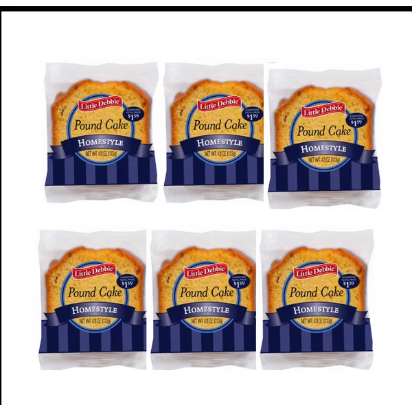 LIT DEB POUND CAKE 6CT
