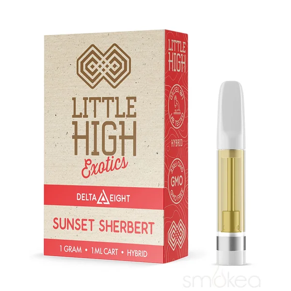Little High 1g Delta 8 Cartridge - Sunset Sherbert