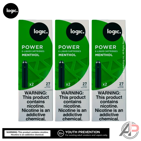 Logic Power Menthol Cartridges 2 Pack