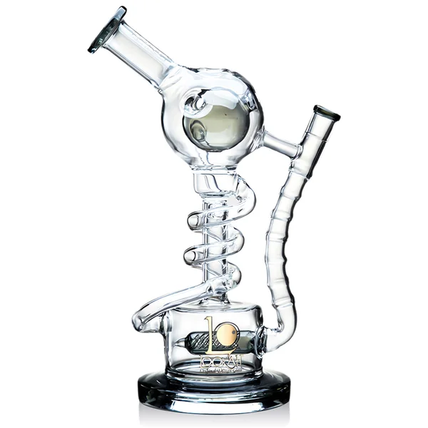 Lookah 11.7" Tsunami Inline Perc Recycler Glass Bong