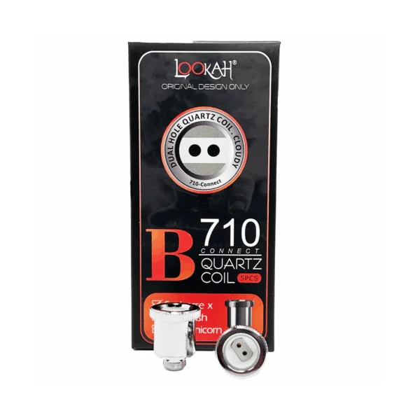 Lookah 710 Dual Hole Quartz Coil Type B