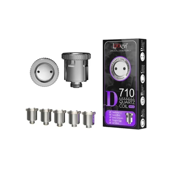 Lookah 710 Dual Hole Quartz Coil Type D