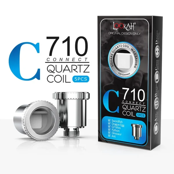 Lookah 710 Quartz Dish Coils (5 Pack) - Image 4