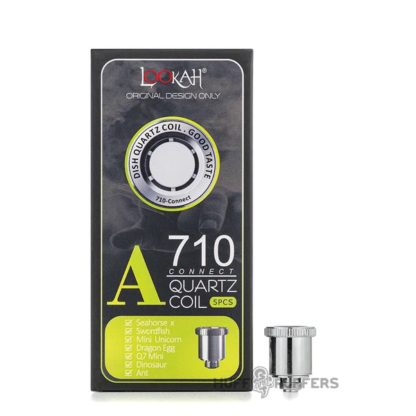 Lookah 710 Quartz Wax Dish Coils