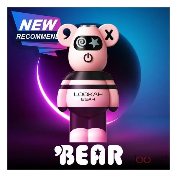 Lookah Bear 500mAh Battery (5ct)-Pink
