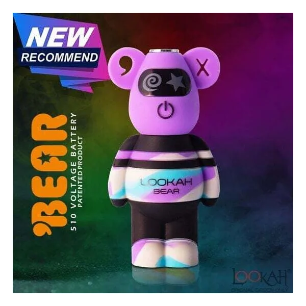 Lookah Bear 500mAh Battery (5ct)-Pink - Image 11