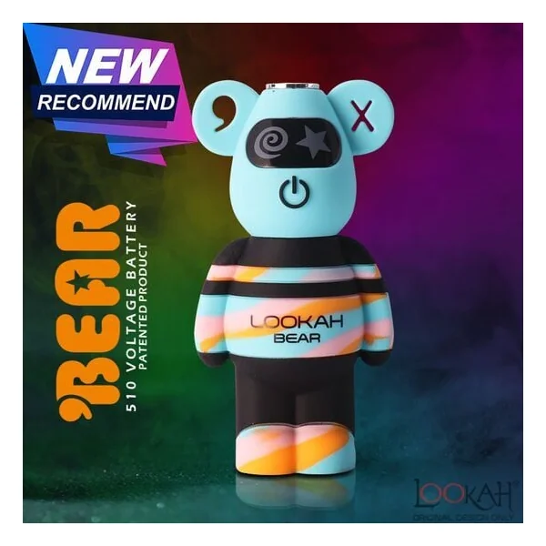 Lookah Bear 500mAh Battery (5ct)-Pink - Image 9