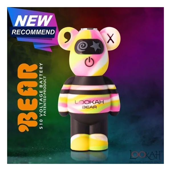 Lookah Bear 500mAh Battery (5ct)-Pink - Image 10