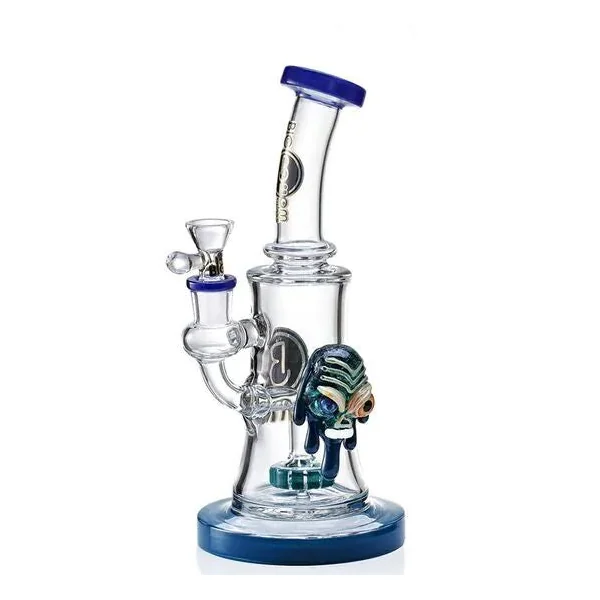 Lookah Big Mom 9.5" Funky Badass Evil Eye Showerhead Perc Glass Bong