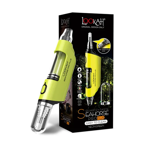 Lookah Seahorse Pro Plus – Electric Nectar Collector Dab Pen with Quartz Tip - Image 10
