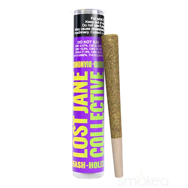 Lost Jane 1g THCA Hash Holes Pre-Roll - Purple Pineapple