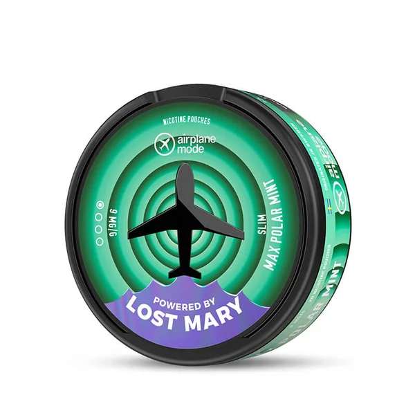 Lost Mary Airplane Mode Max Polar Mint Nic Pouches - Image 4