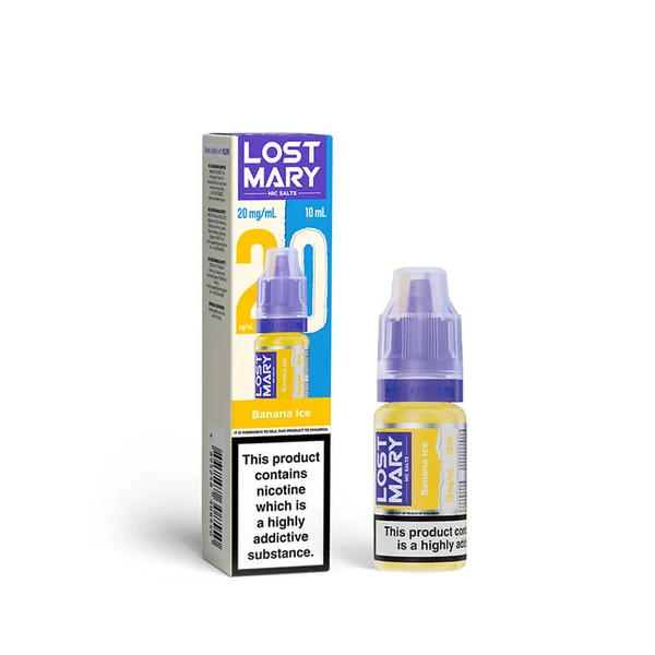 Lost Mary Banana Ice 10ml Nic Salts E-Liquid - Image 3