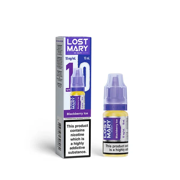Lost Mary Blackberry Ice 10ml Nic Salts E-Liquid - Image 2