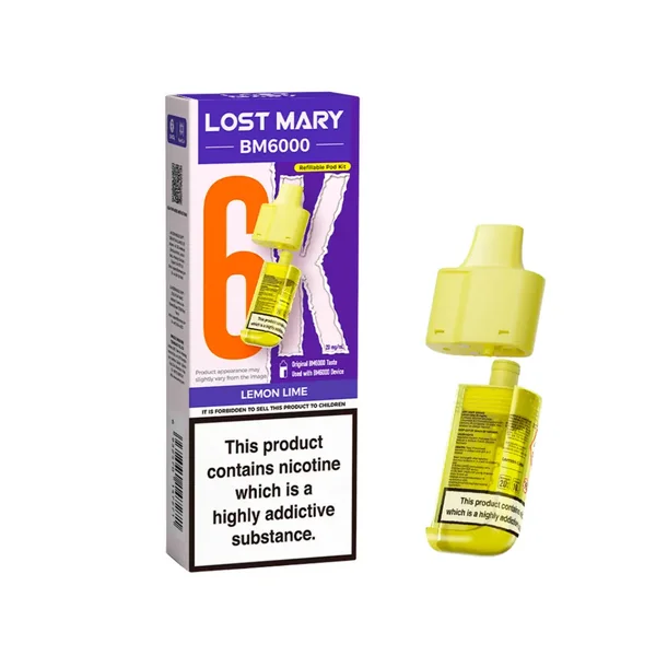 Lost Mary BM6000 Lemon Lime Refill Pod