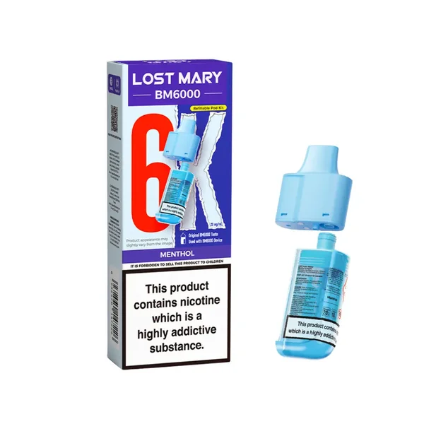 Lost Mary BM6000 Menthol Refill Pod