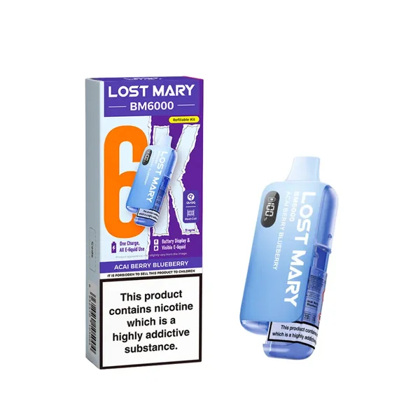 Lost Mary BM6000 Prefilled Pod Vape Kit - Image 2