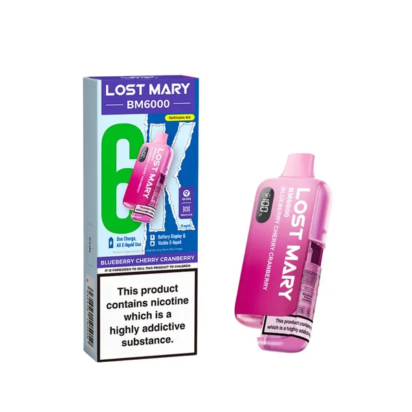 Lost Mary BM6000 Prefilled Pod Vape Kit - Image 7