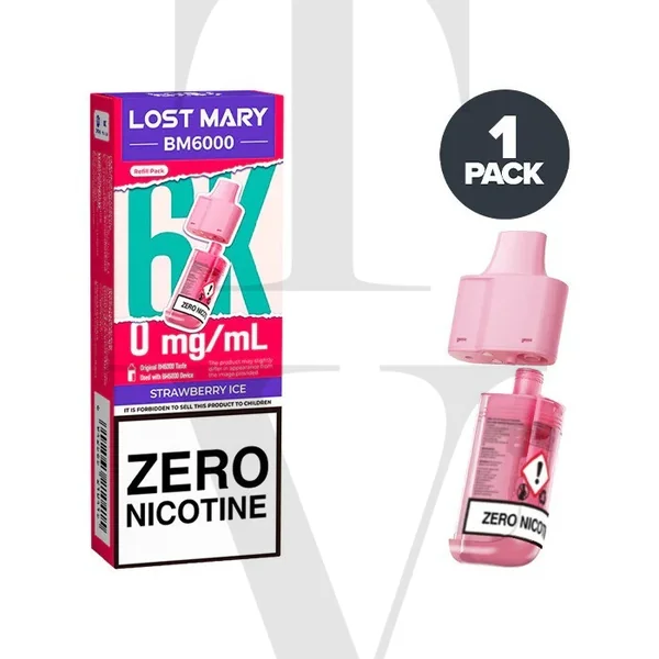 LOST MARY BM6000 ZERO NICOTINE PODS - 5 X MULTIPACK - Image 3