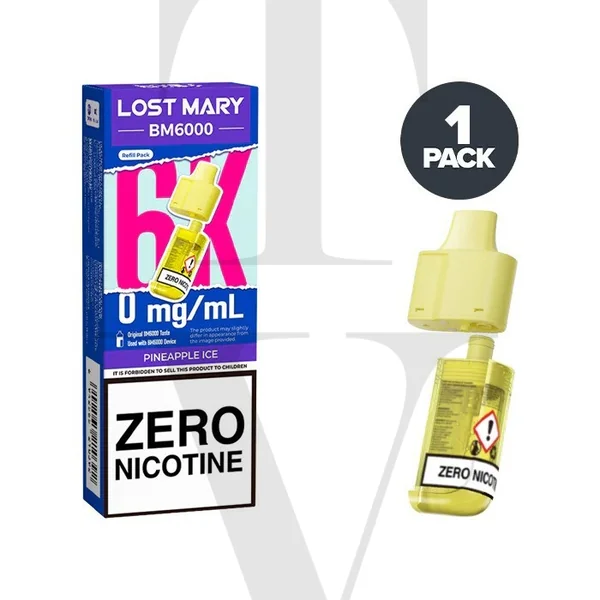 LOST MARY BM6000 ZERO NICOTINE PODS - 5 X MULTIPACK - Image 4