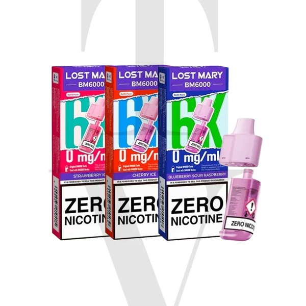 LOST MARY BM6000 ZERO NICOTINE PRE-FILLED PODS