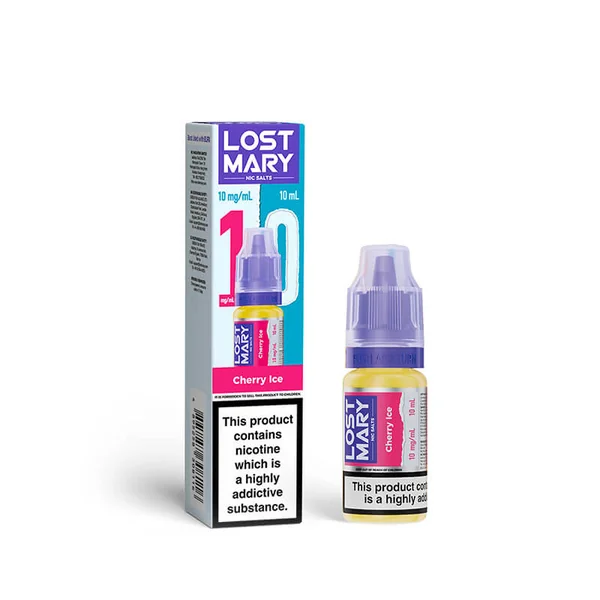 Lost Mary Cherry Ice 10ml Nic Salts E-Liquid - Image 2
