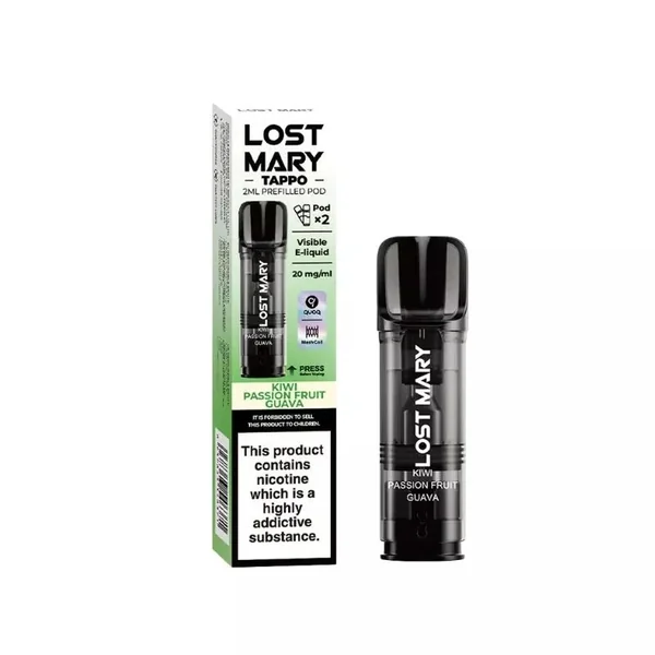 Lost Mary Kiwi Passion Fruit Guava Tappo Pods