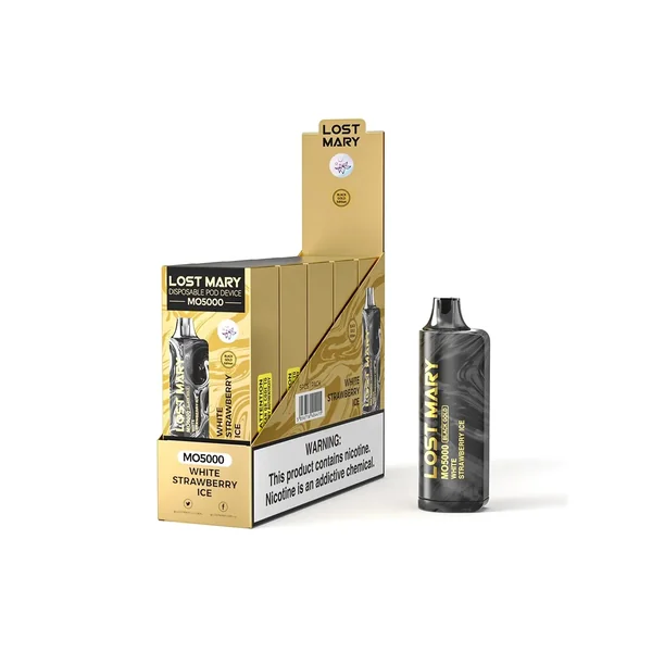 Lost Mary MO5000 White Strawberry Ice Vape