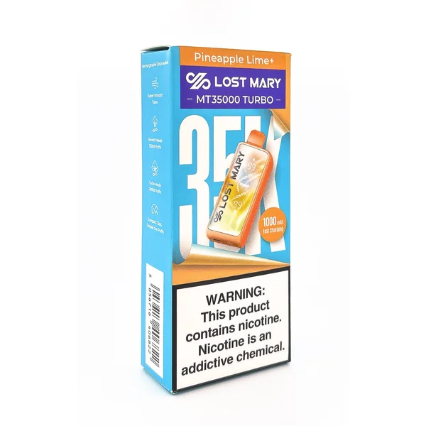 LOST MARY MT35000 DISPOSABLE / PINEAPPLE LIME / 50MG / 18ML / 35K PUFFS
