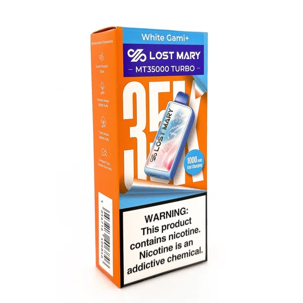 LOST MARY MT35000 DISPOSABLE / WHITE GAMI / 50MG / 18ML / 35K PUFFS