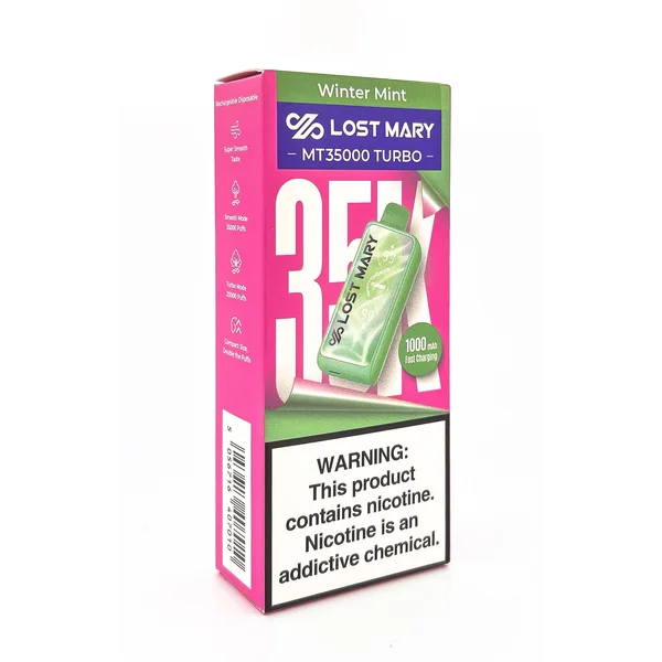 LOST MARY MT35000 DISPOSABLE / WINTER MINT / 50MG / 18ML / 35K PUFFS