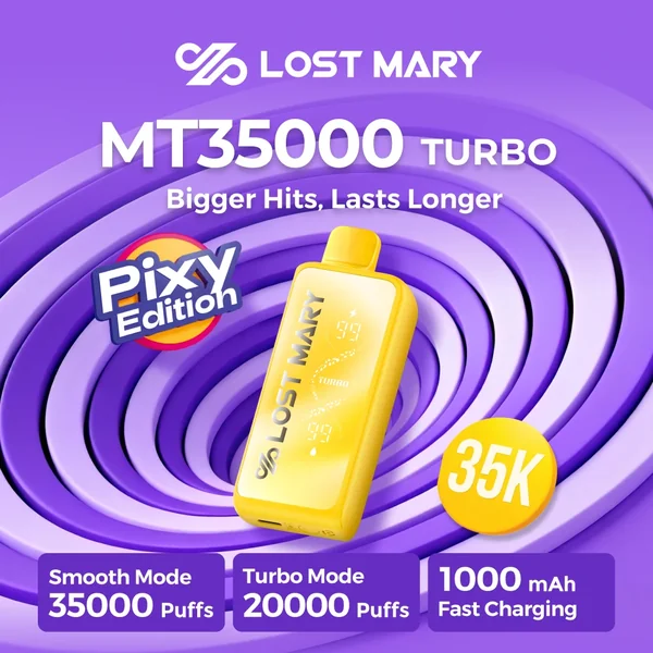 Lost Mary MT35000 Turbo Disposable Vape (5%, 35000 Puffs) - Image 2