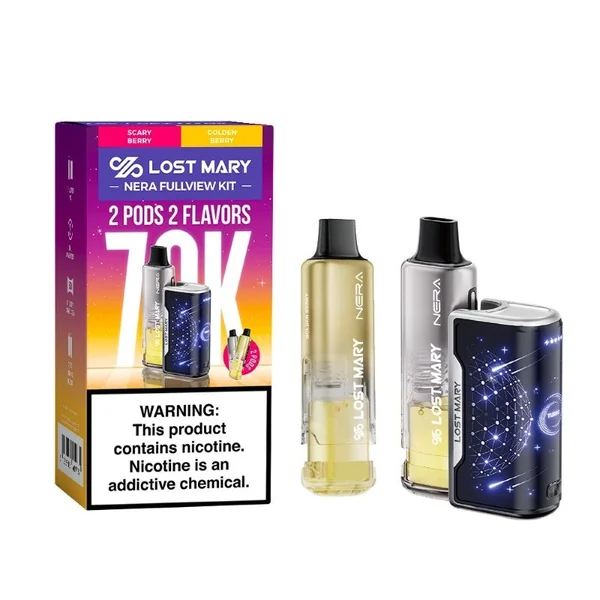 Lost Mary Nera Fullview 70K Disposable Vape Dual Pod 24mL Rechargeable - Image 6
