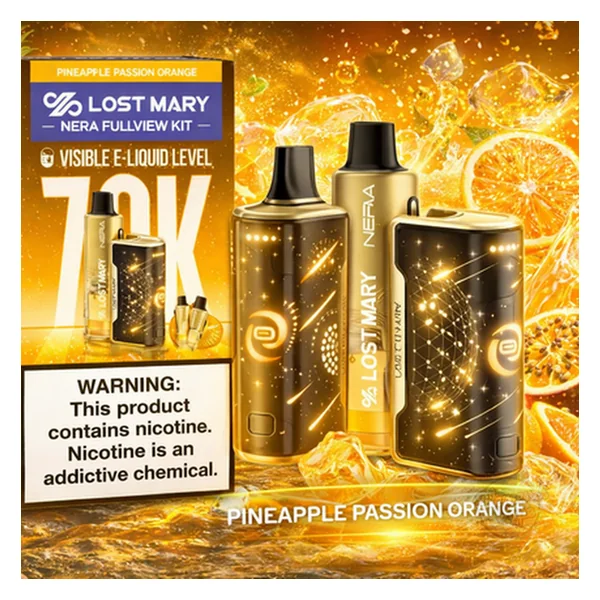 LOST MARY NERA Fullview Disposable Vape – 70,000 Puffs (Full Kit)
