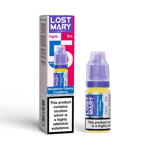 Lost Mary Nic Salt E-Liquid Blueberry Cherry Cranberry 10ml