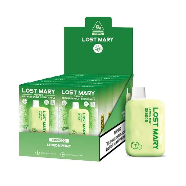 Lost Mary OS5000 Disposable Vape by Elf Bar 10 Pack 13mL - Image 9
