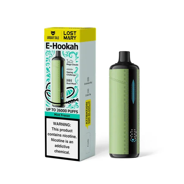 Lost Mary Urban Tale E-Hookah 26000 Puffs Disposable Vape Device - Image 5