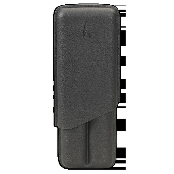 Lotus 2-Stick Cigar Cases Textured Leather