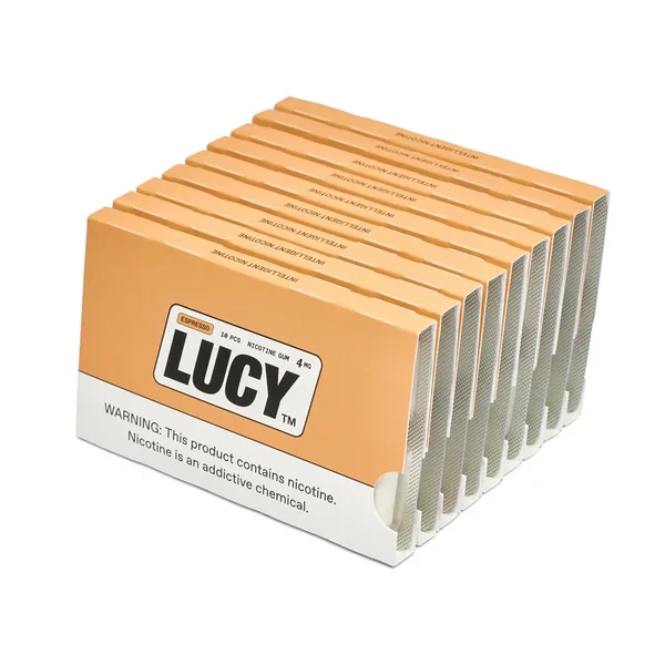 Lucy Espresso Nicotine Gum (10 Pack)