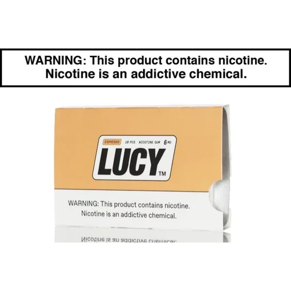 LUCY NICOTINE GUM - 10CT - Image 3