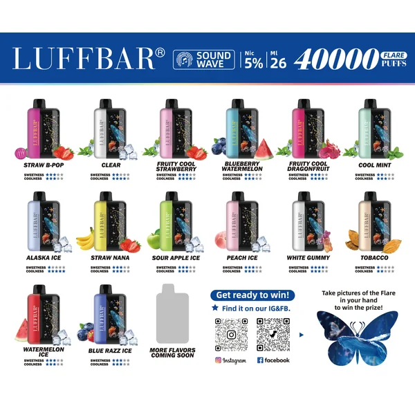 Luffbar Flare 40000 Puffs Disposable Vape Device - Image 3
