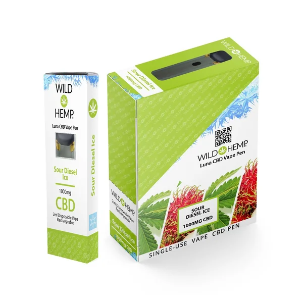 Luna ICE Disposable CBD Vape - Image 4