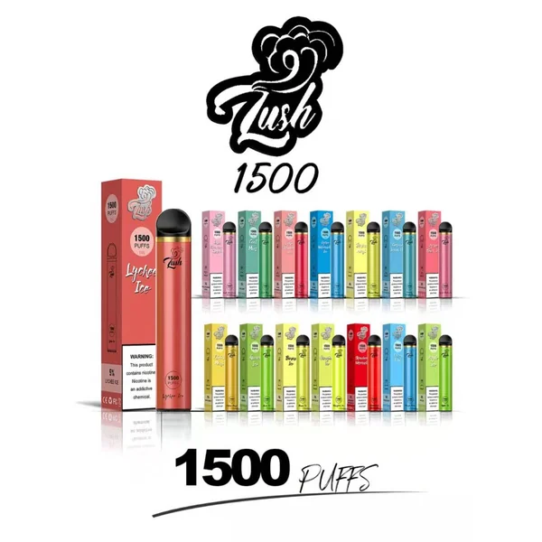 Lush 1500 Puffs Disposable Vape 10 Pack 6mL