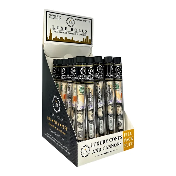 Luxe Rolls Benjamin Pre Rolled Cone Case - Image 3