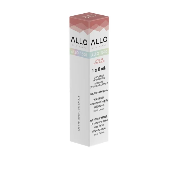 Lychee Ice ALLO 1500 Disposable Vape | 6mL - VapeLoft - Image 2