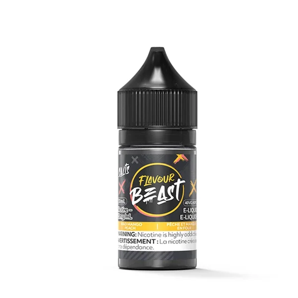 Mad Mango Peach SALT Flavour Beast Salt E-Liquid | 30mL - VapeLoft