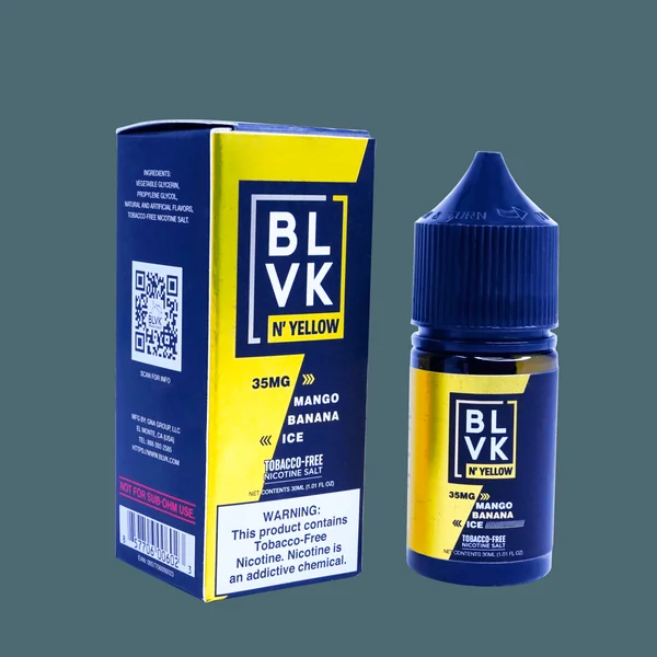 Mango Banana ICE TFN Salt Nic by BLVK N' Yellow (30ml)